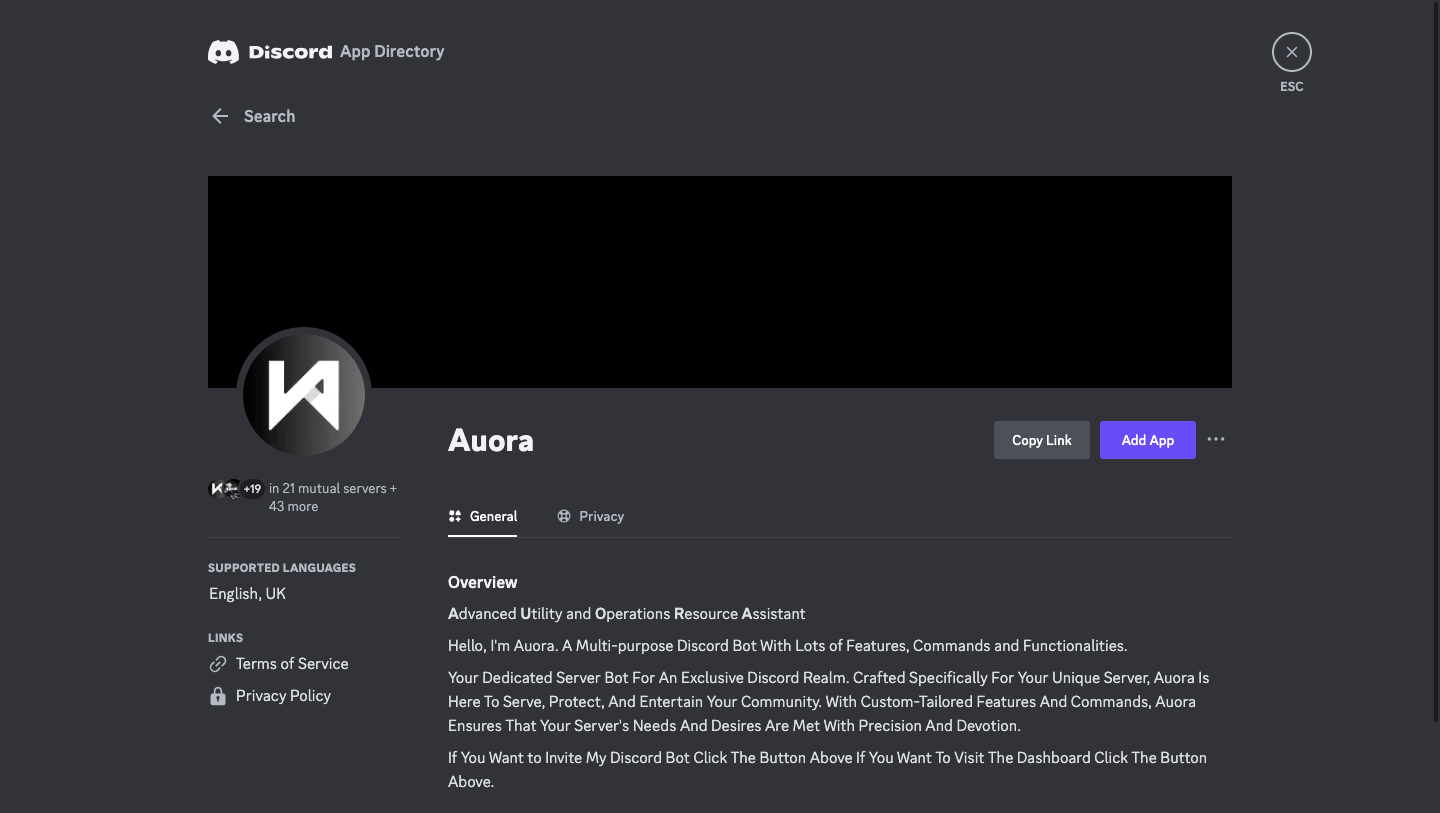 Auora Bot