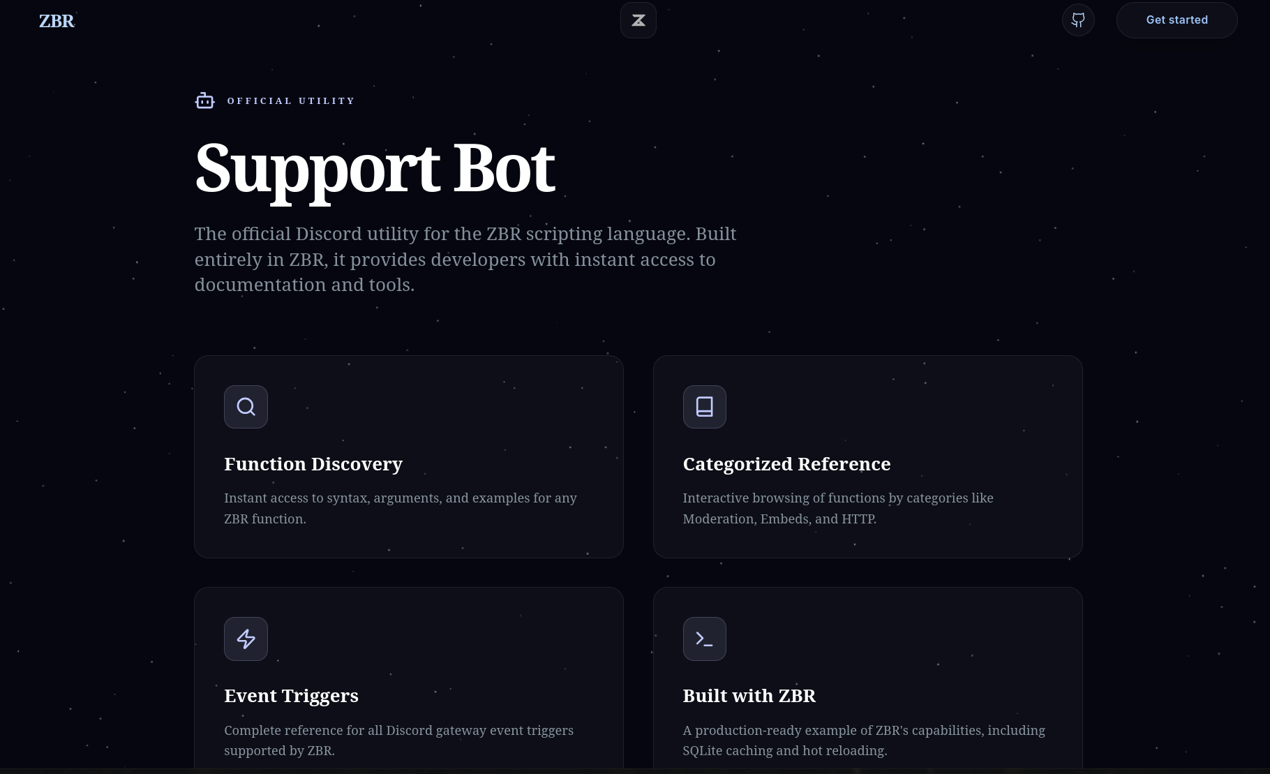 ZBR Support Bot
